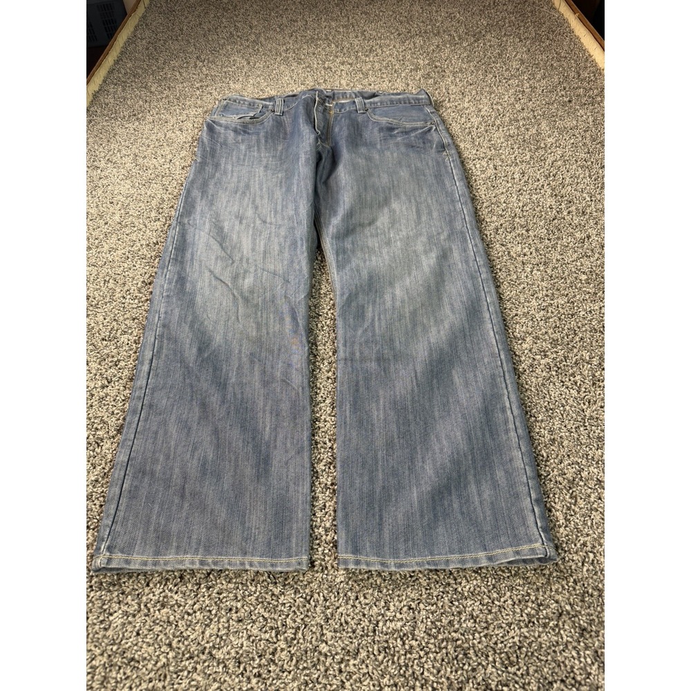 Levi's 514 Slim Straight Jeans Men's Size 38x30 Blue Baggy